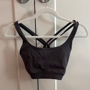 Lululemon Energy bra - size 6 - charcoal
